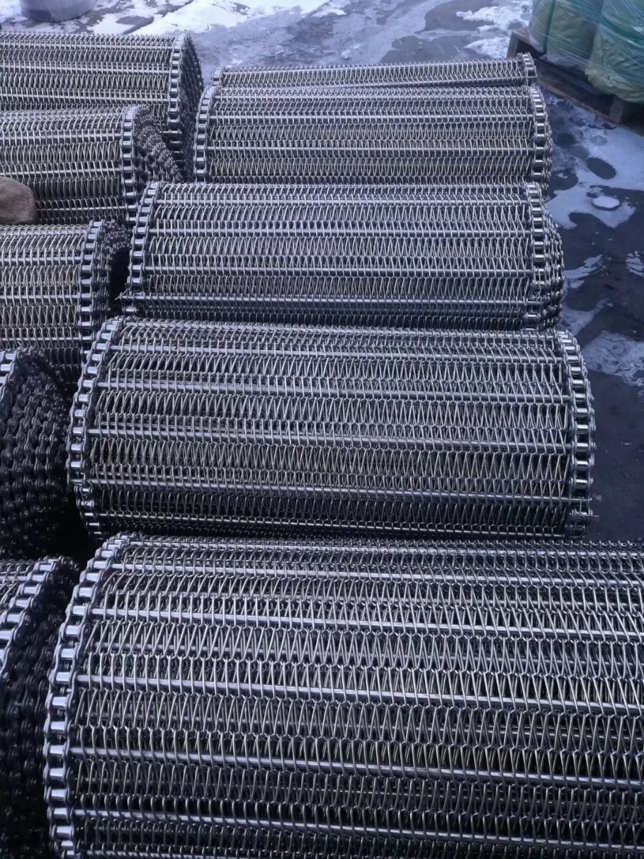 Metal Stainless Steel Wire Mesh Conveyor Belt for Food Industry