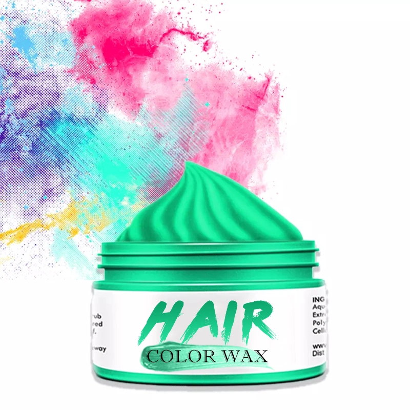 Más populares Moda colorantes Crema Cabello Cera Color temporal Pomada Cera