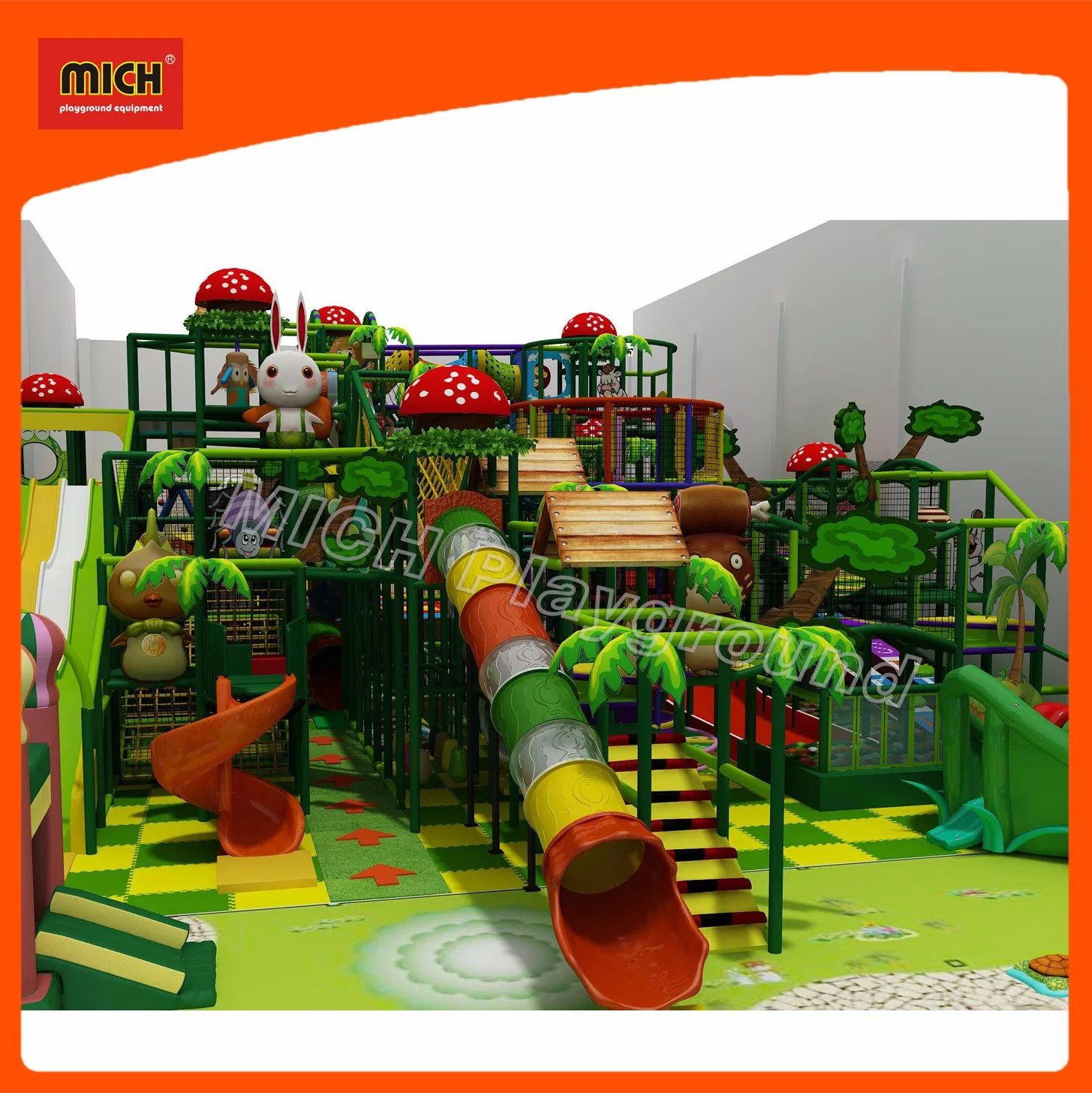 Mich Fantastic Indoor Entertainment Equipment with Climbing Wall