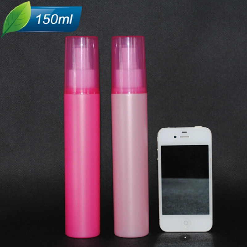 150ml Rose Red Spray Lotion Empty Bottle with Protective Cap