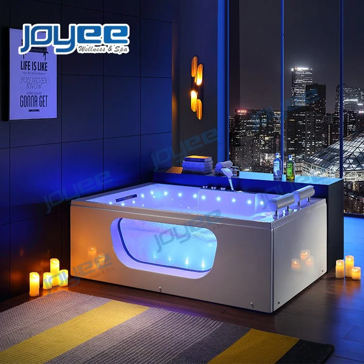 Joyee Badezimmer Freistehende Acryl 2 Person Sexy Whirlpools Bubble Bad WHIRLPOOLS