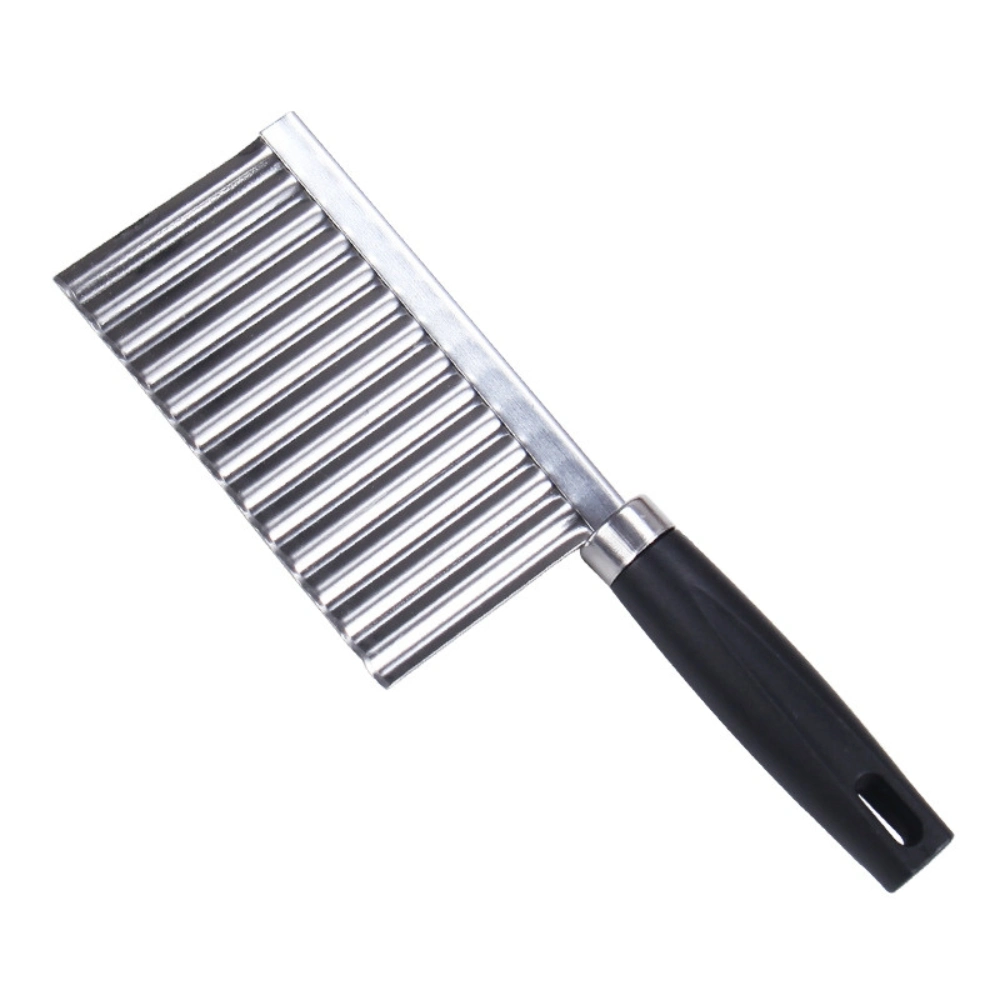 Stainless Steel Blade Corrugated Potato Cutter Wave Knife Plastic Handle Mi24810