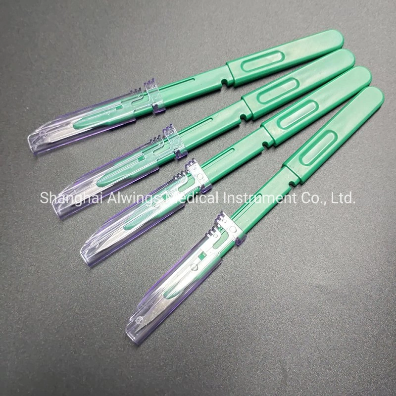 Dental Instrument Dental Disposable Sterile Scalpels Safety Type