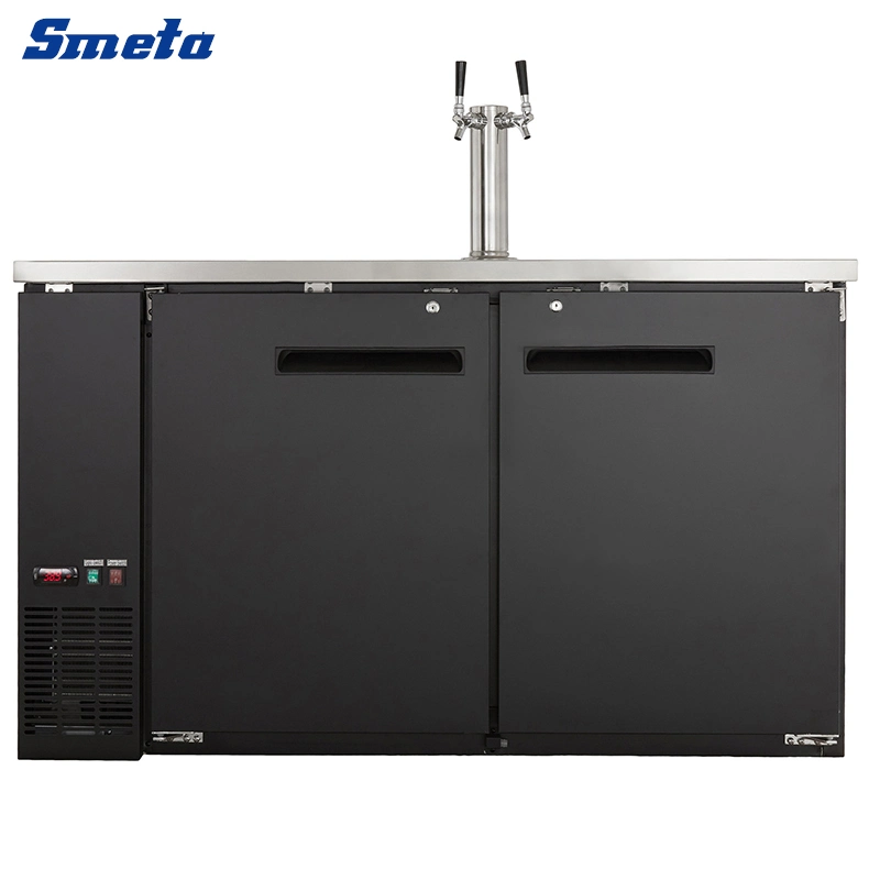 Smeta 335L refrigerador de barril de cerveza comercial nevera con grifo dispensador