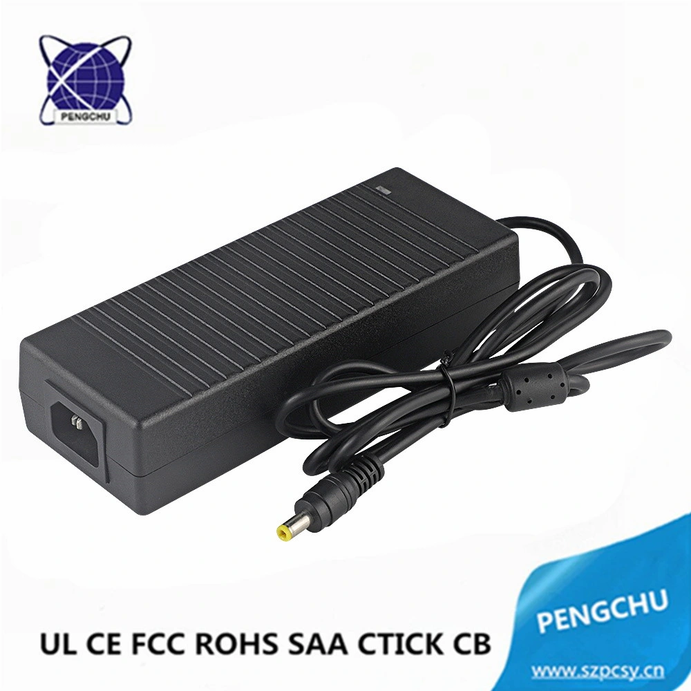 DOE-VI 120W 12V 10A AC/DC Switching Power Adapter with UL ETL CE FCC RoHS SAA CB PSE Approved