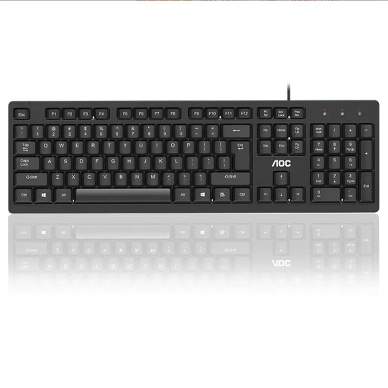 Wired Single Keyboard USB Notebook Desktop Computer Business Office Portable