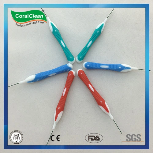 Factory "1" I Shape Coated Wire Interdental Brush DuPont Bristles Ss S M L