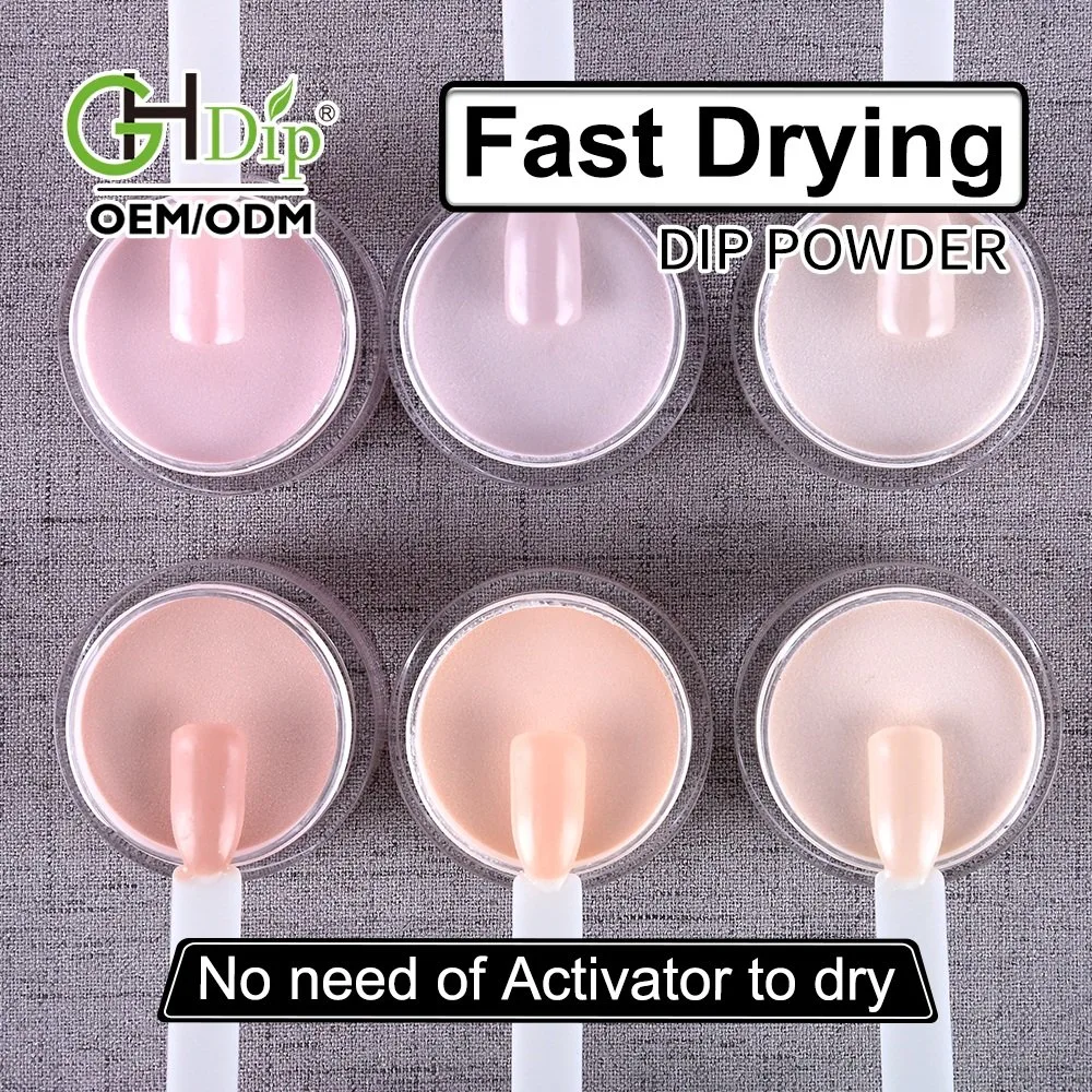 Nude Color Fast Drying Acrylic Dipping Powder Nails