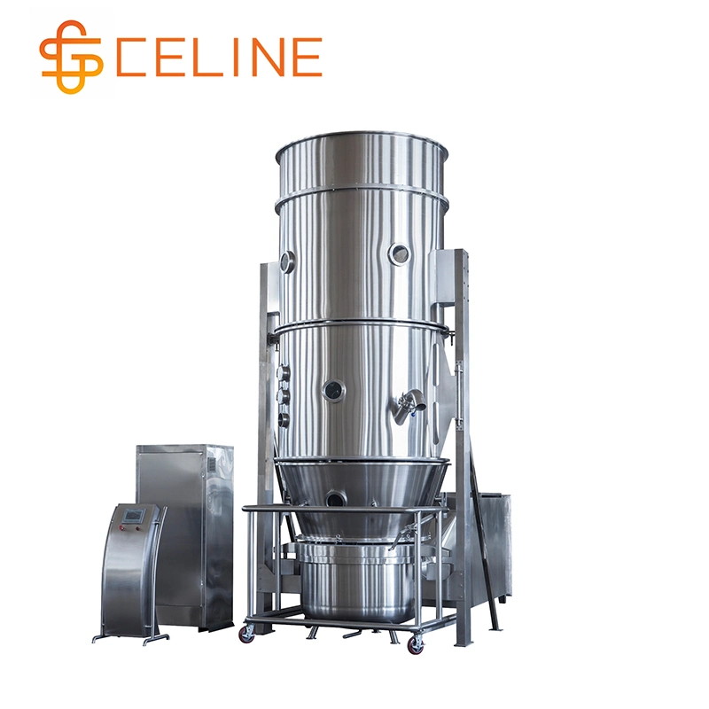 Fg Series Pharmaceutical Chemical Industry Automatic Medicine Powder Vertical Fluid Fluidized Bed Dryer Drying Machine for Wet Powder