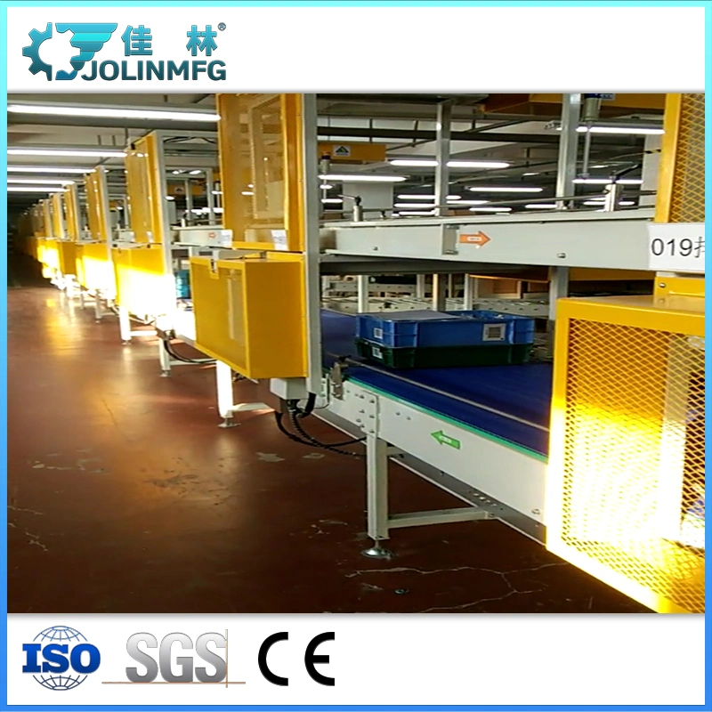 Fully Automatic Logistics Scanning Basket Carton Roller Conveyor Sorting Line