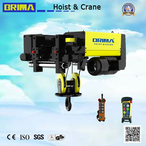 Brima 8t 9m Lifting Bmg Series Double Girder European Electric Wire Rope Hoist