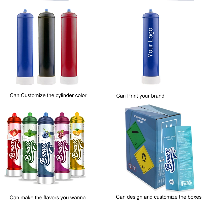 Wholesale/Supplier Dessert Tools Nos Nitrous Oxide Gas Cylinder 580g N2o Cream Chargers