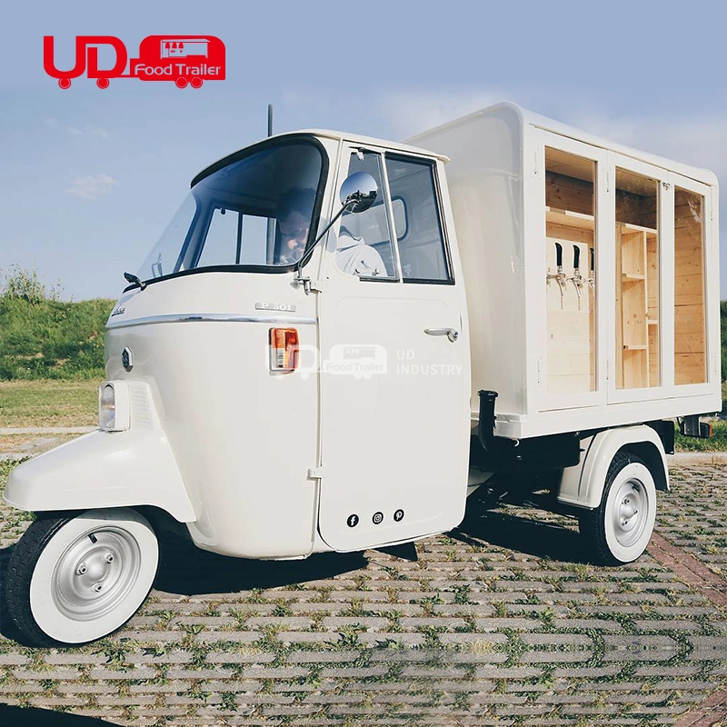 UD Hot Selling Fast Ice Cream Caravan Tricycle Fully Equipped Cheap Mobile Food Truck