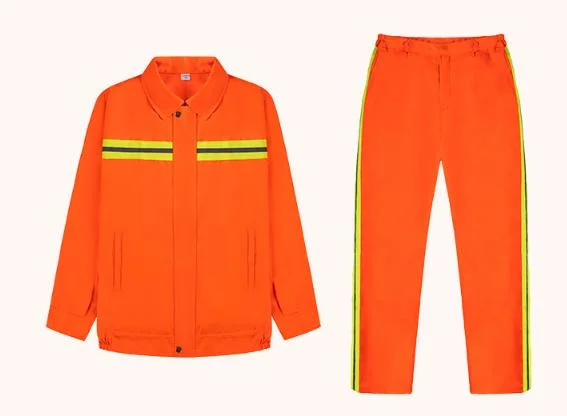 Wholesale/Supplier Spring Men's and Women's Two-Piece Workwear Reflective Workwear