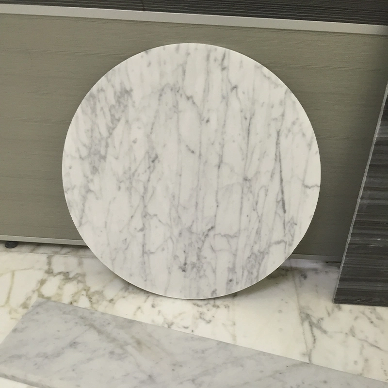 Kitchen Bathroom Vanity Countertops Island Worktop Wall Panels Wall Cladding Stone Panel Carrara White Marble Dining Table