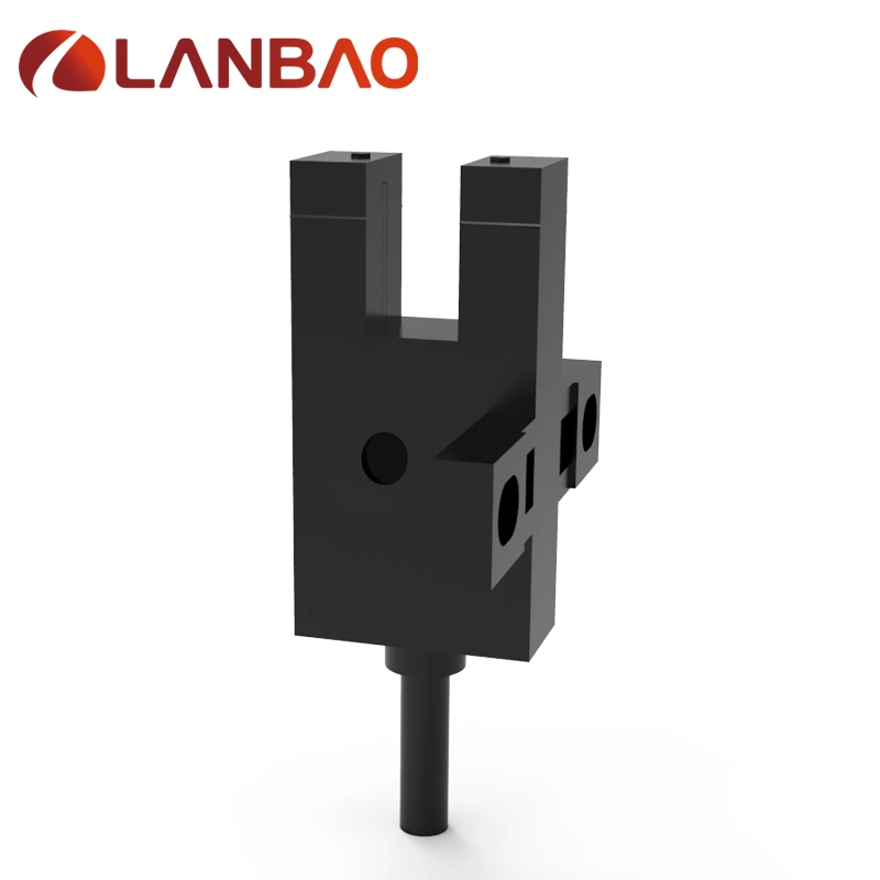 LANBAO 5mm de distancia del sensor de ranura Mini a través del Sensor fotoeléctrico haz PU05s 5-24VDC