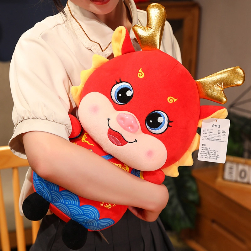 Yanxiannv Dragon Plush Toy Dragon Year Mascot Pillow Company Annual Meeting Gifts for Children