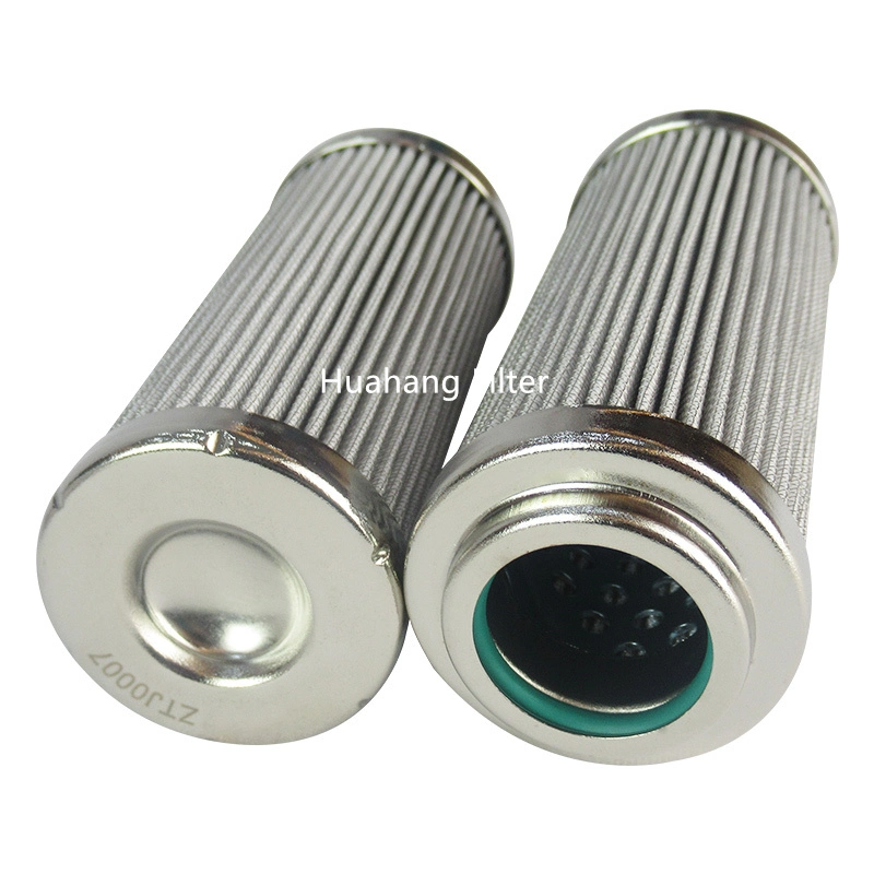 Huahang direct supply Industrial customization pleated hydraulic oil filter cartridge Fire-resistant oil filter element ZTJ0007 for oil purification