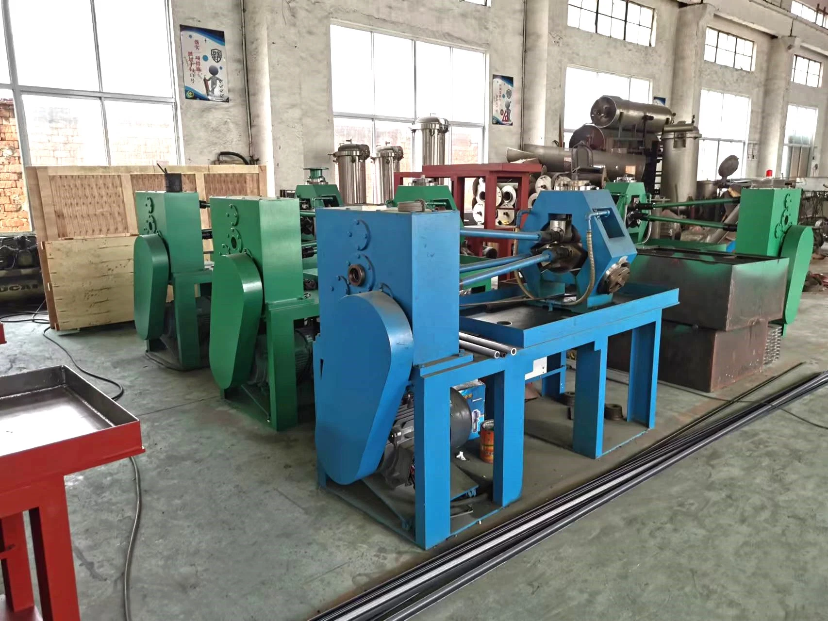 Datang Corrosion Resistant Fin Tube Welding Mill Machine Pipe Roll Forming Machine