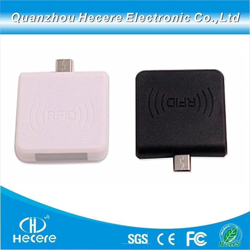 Portátil de alto desempenho 125kHz conectável livre RFID Contactless Mini-Reader Android Micro USB