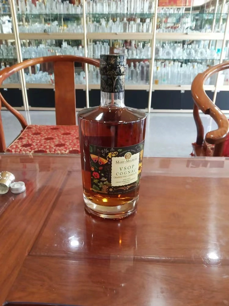 Wholesale/Supplier Custom Good Quality Thick Whisky Rum Wine Glass Bottle