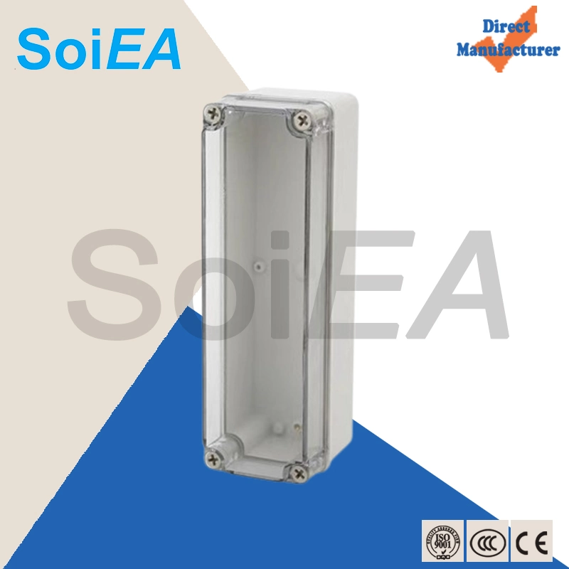 AG Series Transparent Gray WaterlarlProof Electrical Junction Box Prestoblast PVC صندوق مربع قابل للتكيف