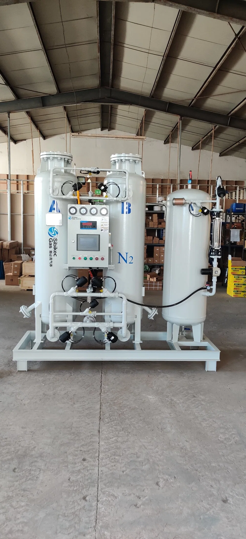 Skid Mounted Nitrogen Gas Generator for Pharmacutical, Oil Well