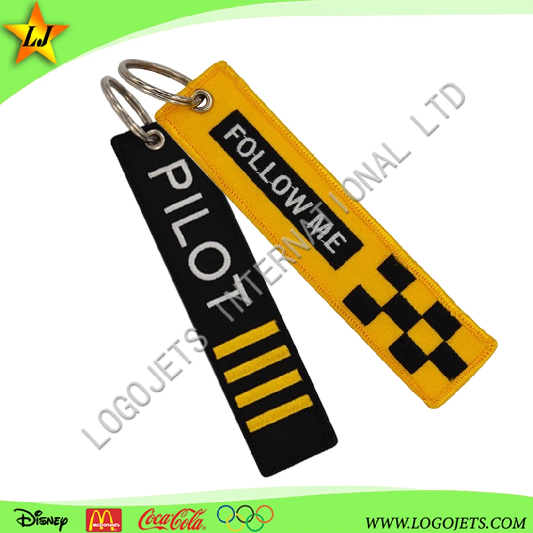 Wholesale/Supplier Price Original Factory Customized Embroidery Keychain