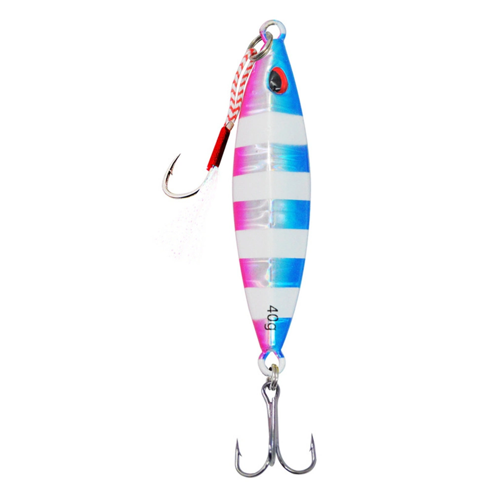 7.5cm/40g Luminous Iron Plate Lead Fish Luya Fishing Lure