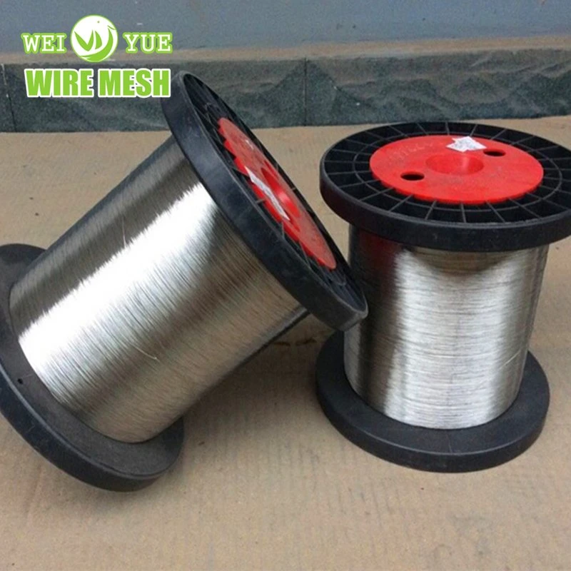 Ultra Thin 316L 0.04 mm Bright Annealed Stainless Steel Weaving Wires/Sewing Thread Used for Cut Resistant Gloves