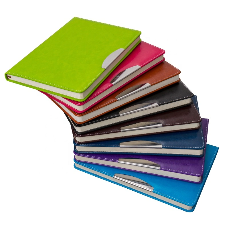 Stock A5 A6 B5 PU Notebook, Custom Printing, Perfect Bind Leather, Journals, Hardcover, 2022 Planer, Schreibwaren-Set