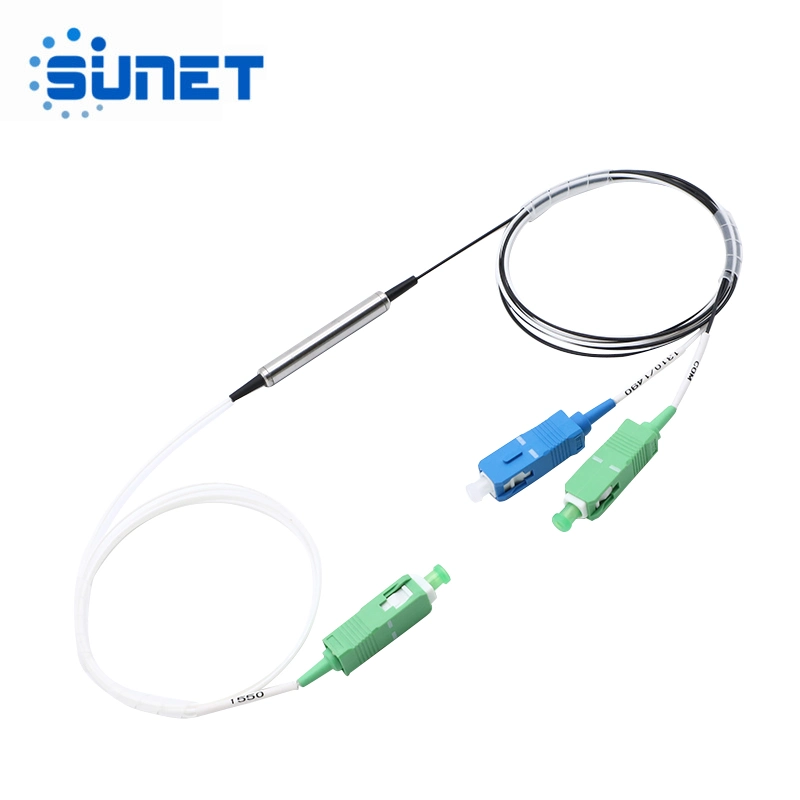 3 Channel Fwdm 1310/1490/1550nm Fiber Optic High Isolation Wdm