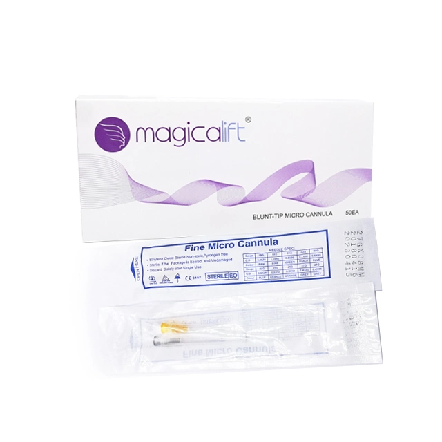 Reyoungel cánula desechable médica de una aguja para inyección de relleno (22G-50mm)