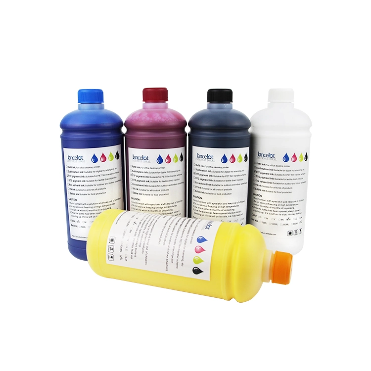 Tinta DTF em tecido para impressão digital de película de transferência de animais de estimação nova chinesa Para impressoras Epson DX5 5113 L1800 L805 DTG