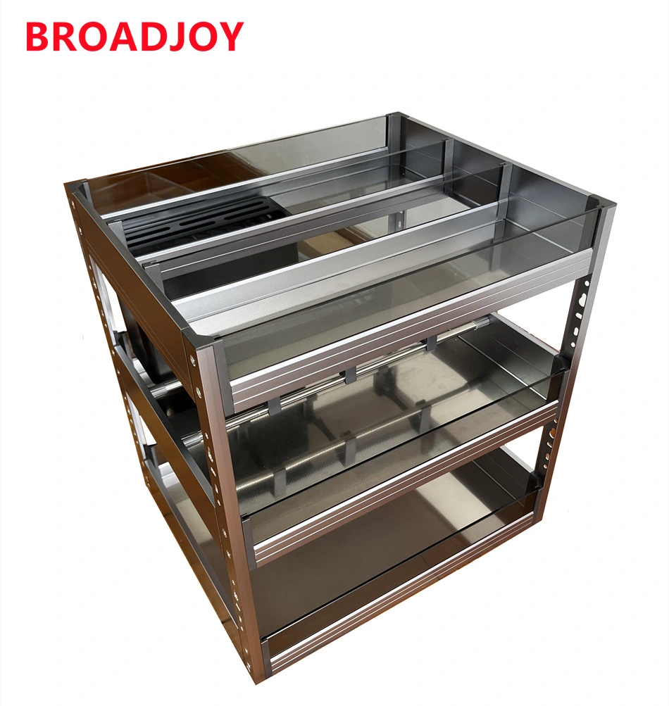 Pullout Condiment Basket Cabinet Storage Drawer Kitchen Cabinets & Accessories Organizer