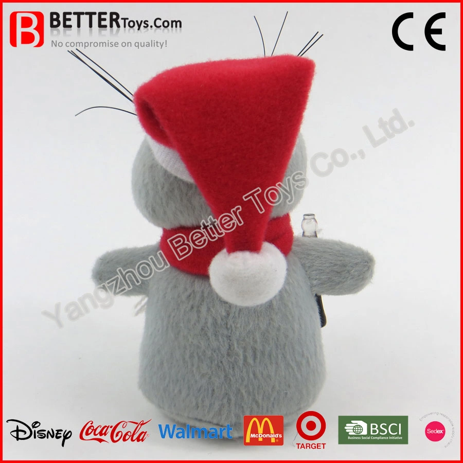 Custom Christmas Promotion Gift Plush Mouse Soft Rat Toy