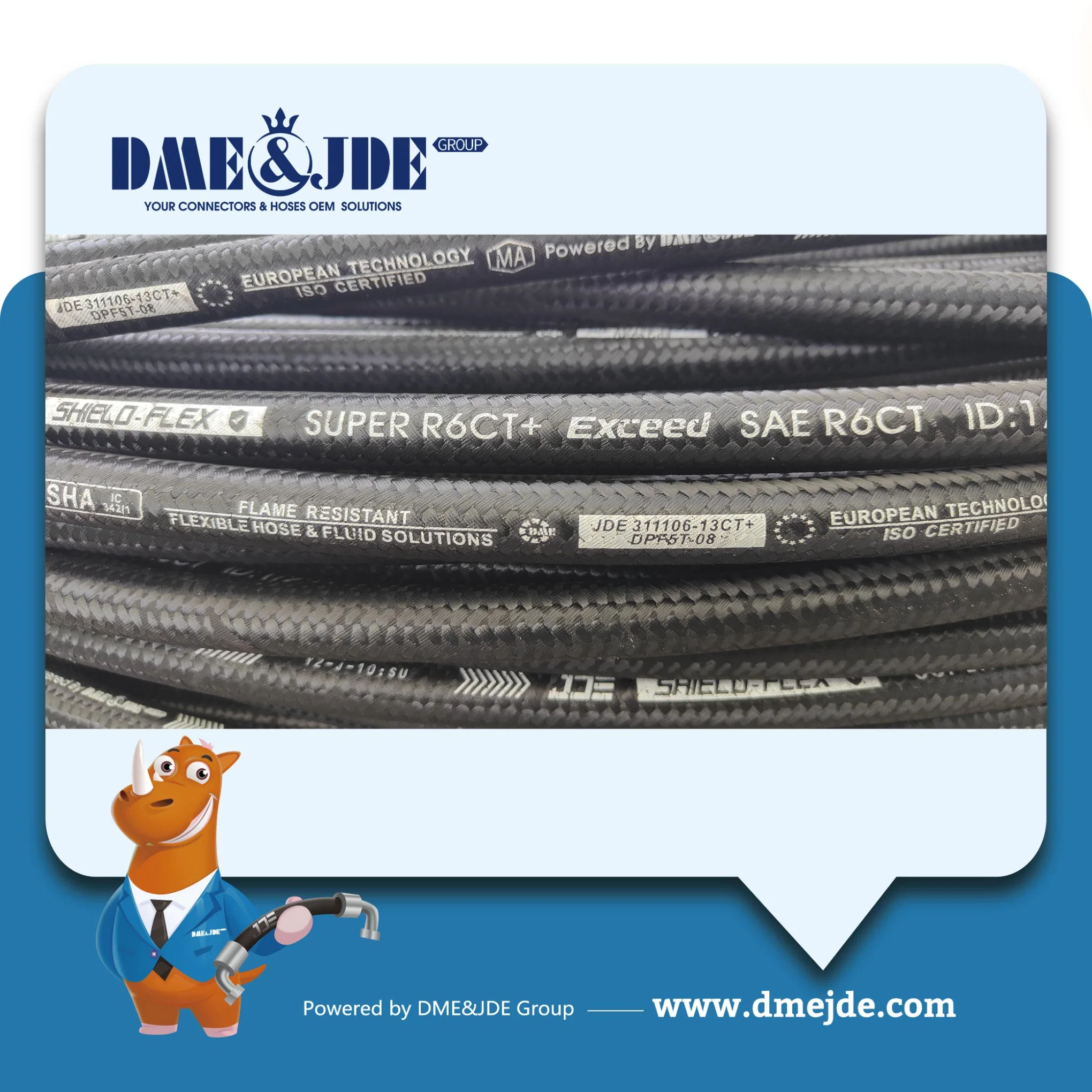 SAE J30 R6 Textile Reinforced Fluid Hose