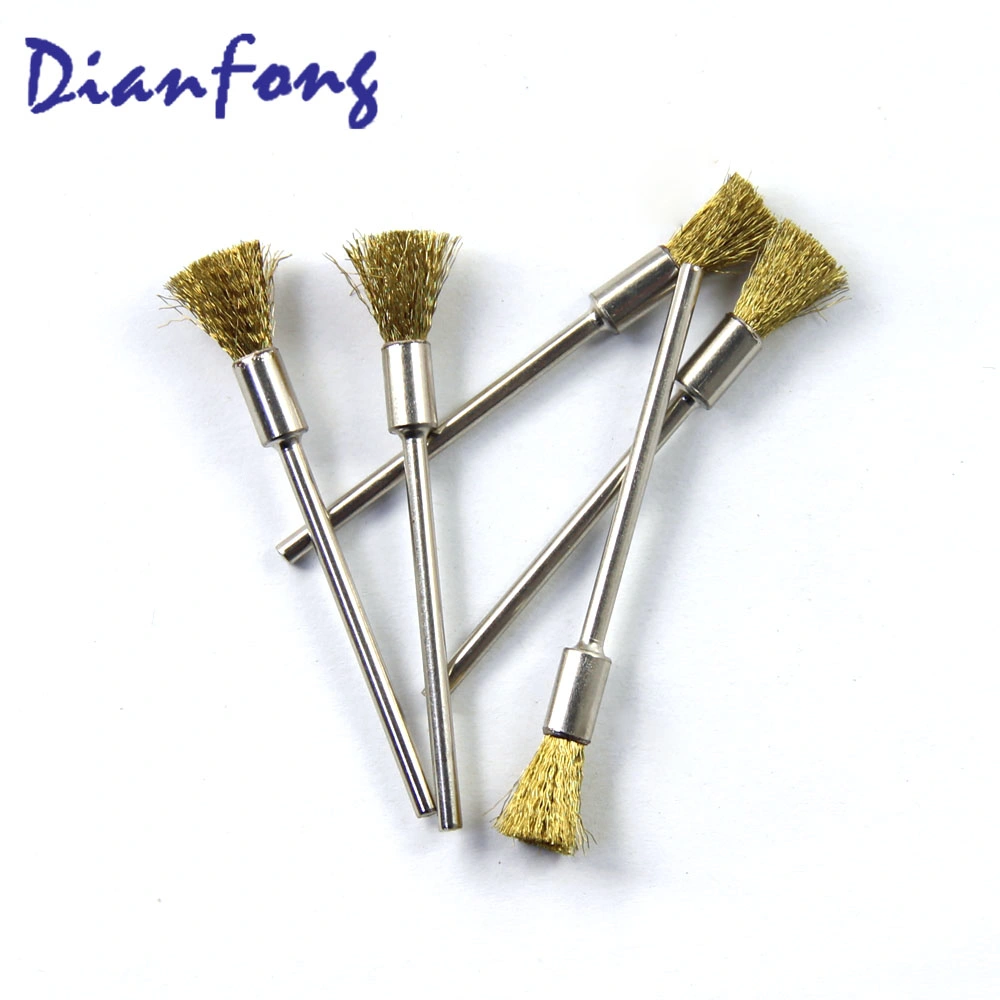 05b05 HP Shank Crimped Brass Miniature Rough Dental Polishing Brush