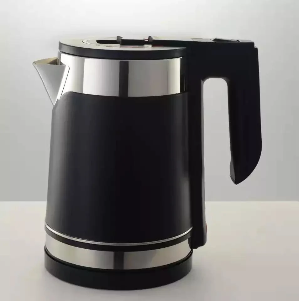 1.8L New Model High quality/High cost performance Half Plastic and 201 Stainless Steel Kettle Body Water Bottle Electric Kettle Home Appliances