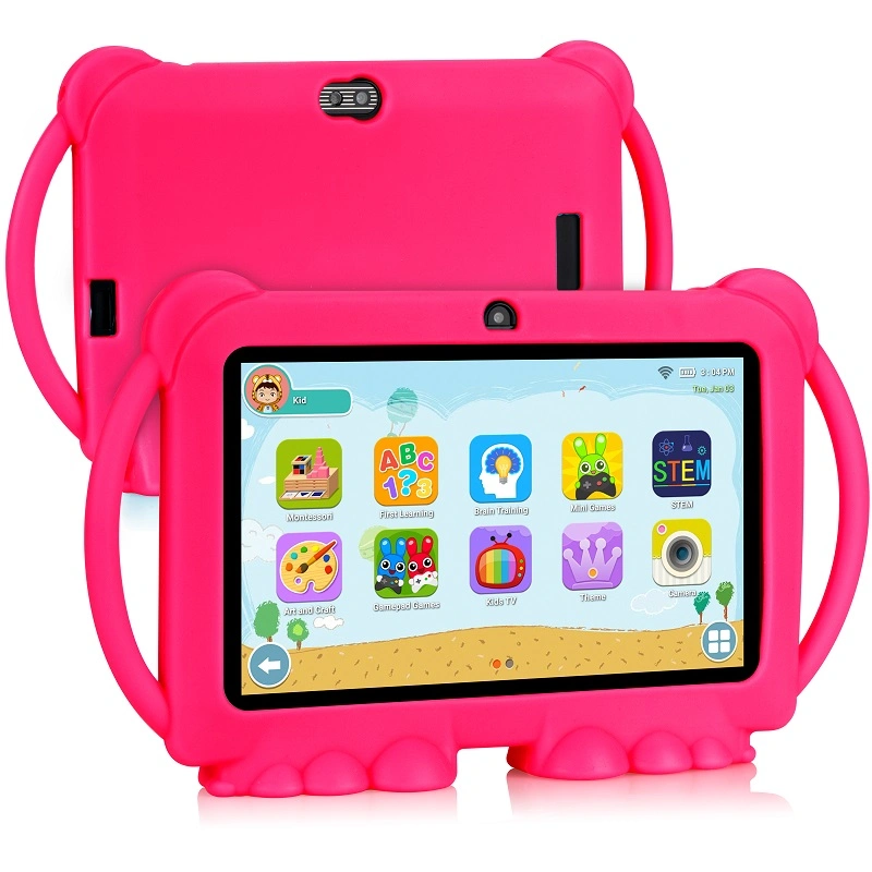 Children Learning Educational Tablet Allwinner A100 Kids Tablets 1024*600 Touch Screen 7 Inch Android 10 11