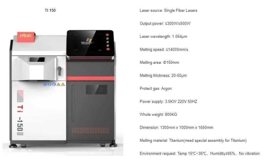 Abutment Teeth Protected 3D Titanium Printer