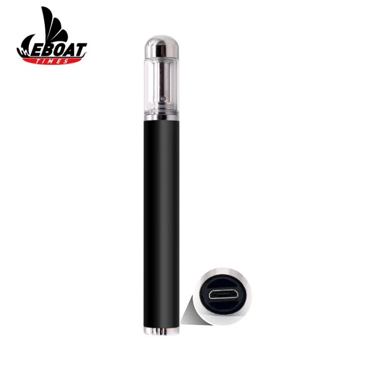 2021 Never Leaking Oil Disposable/Chargeable E Cigarette Eboattimes Mini E Cigarette Glass Ceramic Cartridge Tank 1ml Vape Pen