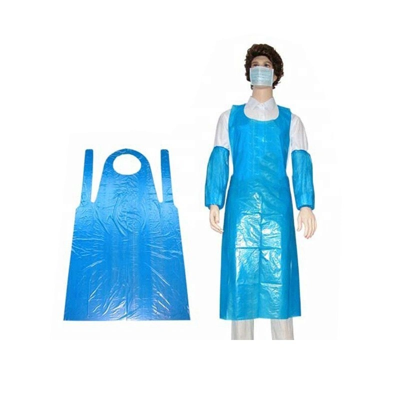 Cheap Personal Protection Cleaning Disposable Colorful PE Apron