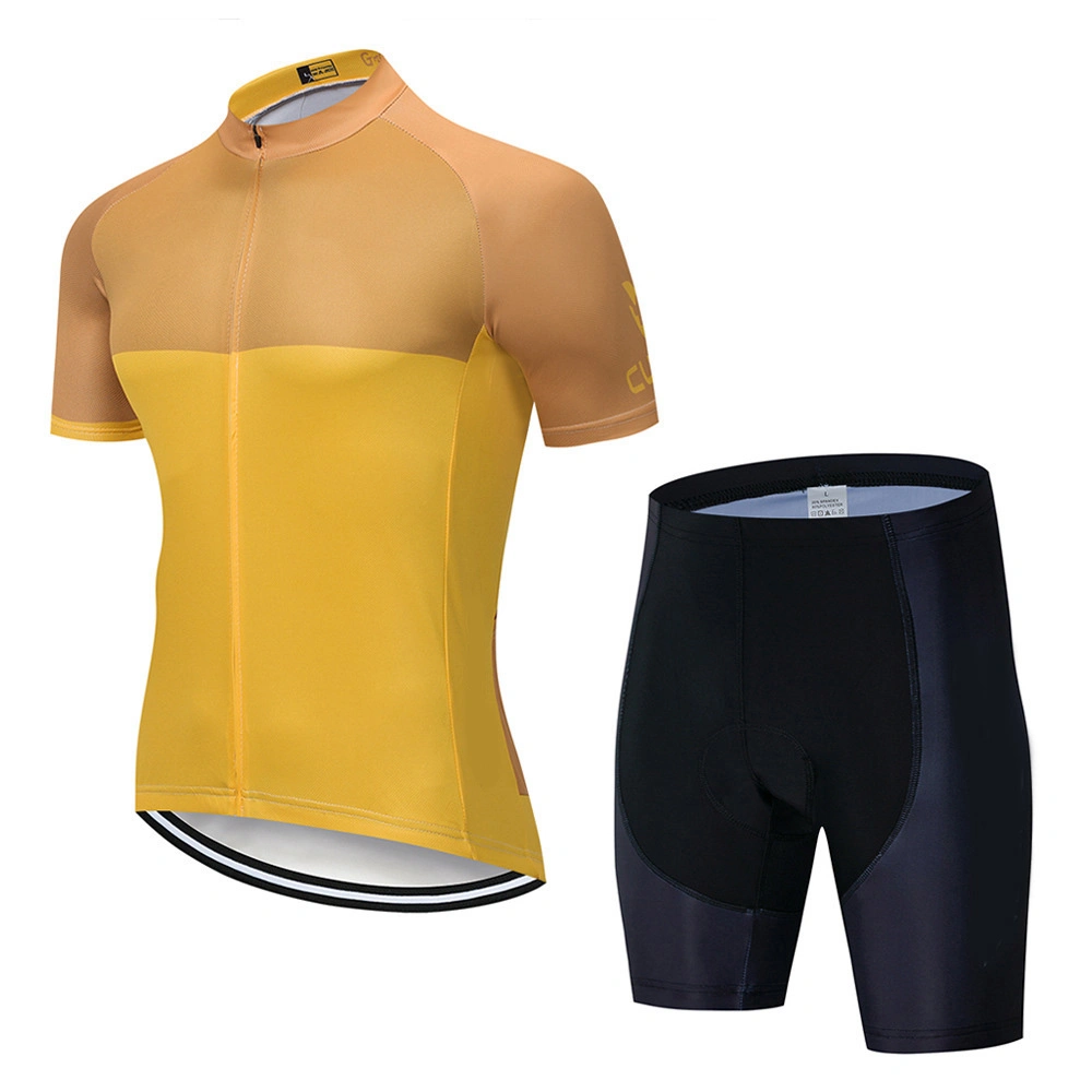 2021 Newest Custom Breathable Quick Dry Men Cycling Wear Short Sleeve Bicycle Clothing Set Slim Lightweight Cycling Wear