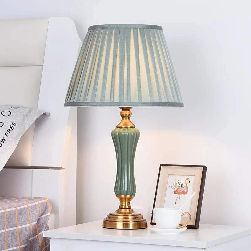 Nordic Postmodern Personality Bedside Lamp Simple Retro LED Cloth Table Lamp.