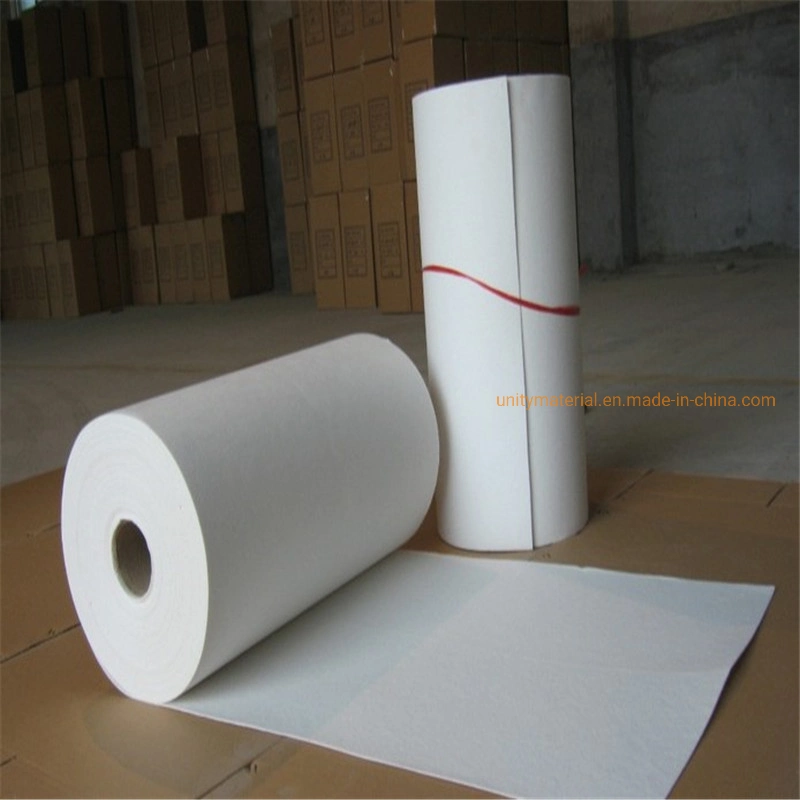 1260c Thermal Insulation 3mm 4mm 5mm 6mm Ceramic Fiber Paper for Lithium Battery Heat Resistant