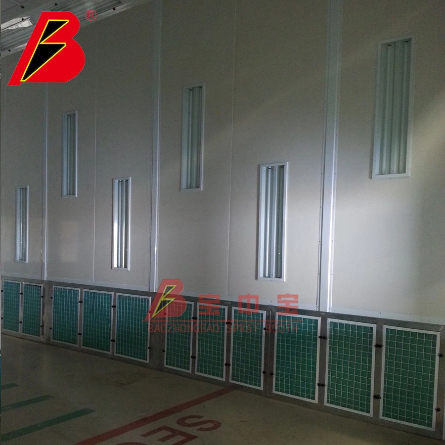 Big Truck Industrial Spray Booth 18m X 5m X 5m Auto Painting Equipment