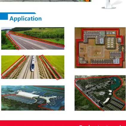 Surveillance Radar Perimeter Security System Radar for Public Security, Jail, Prison, Traffic Industry, Energy Industry