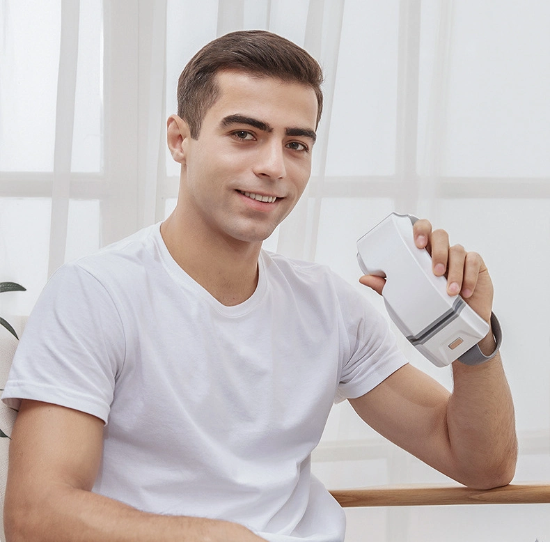 Compresse chaude thermostatique de l'oeil les vibrations de soins de santé masseur avec message vocal