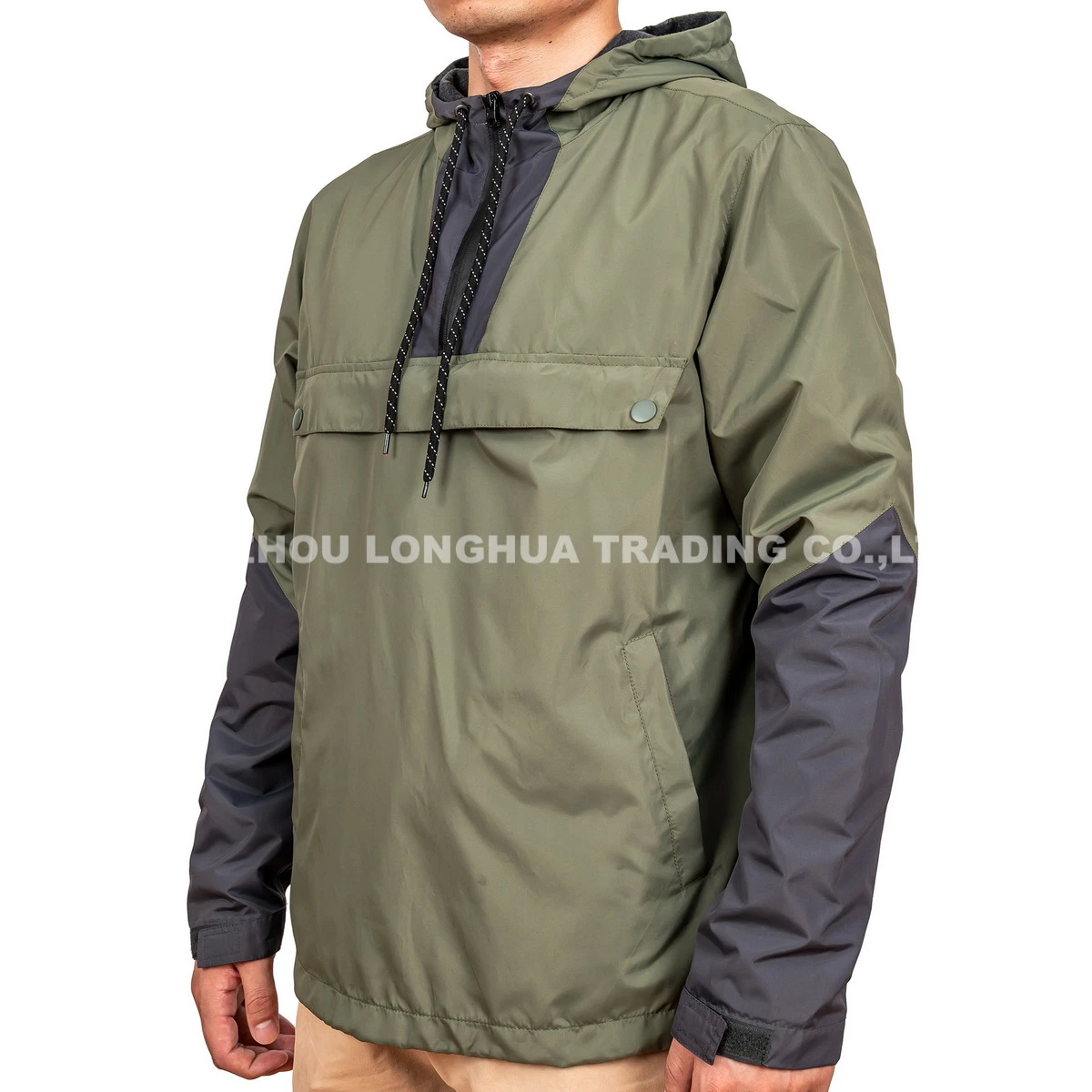 Les hommes Veste garçon Hoody anorak imperméable